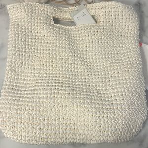 Beachy COS Straw Tote in Cream